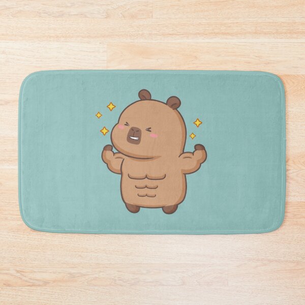 Item preview, Crazy bodybuilder Capybara designed and sold by CapyFun.