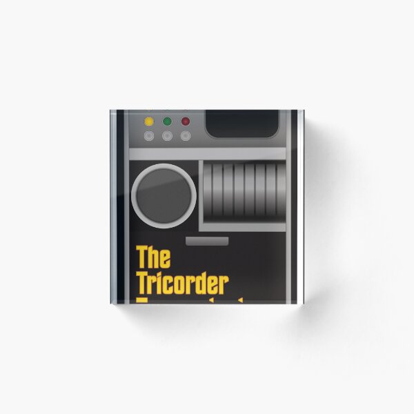 The Tricorder Transmissions Logo Acrylic Block