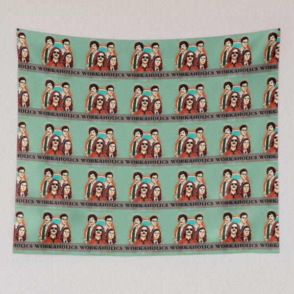 Item preview, Workaholics (Cream Green) - Art designed and sold by NightPrints.