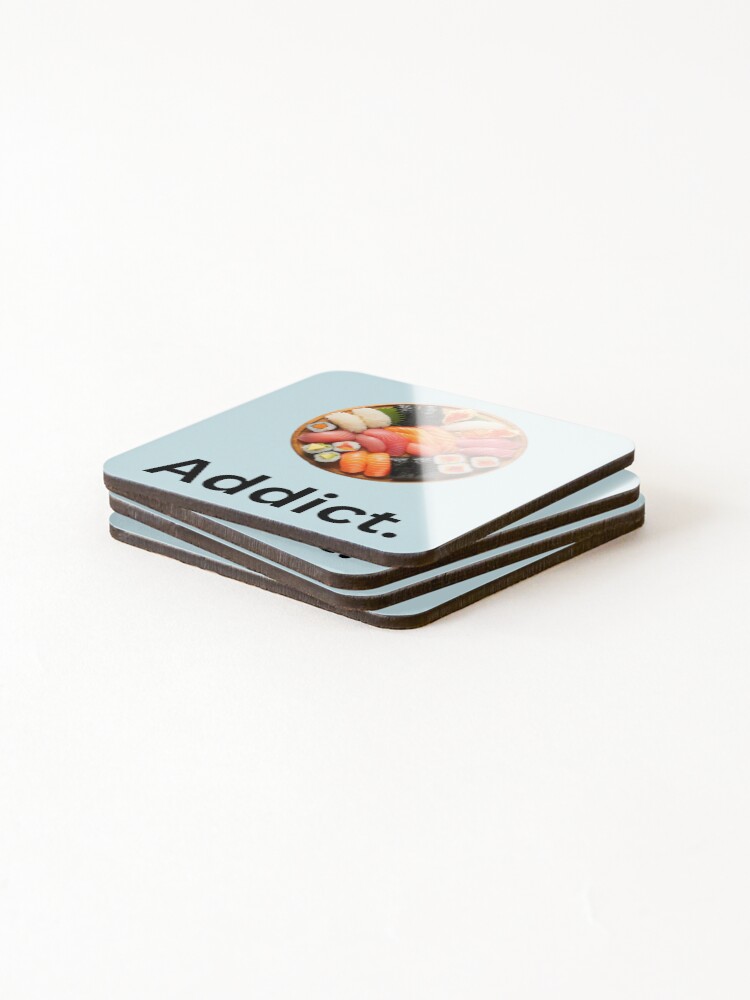Thumbnail 4 of 5, Coasters (Set of 4), Sushi Addict designed and sold by ReeReeDesigns.