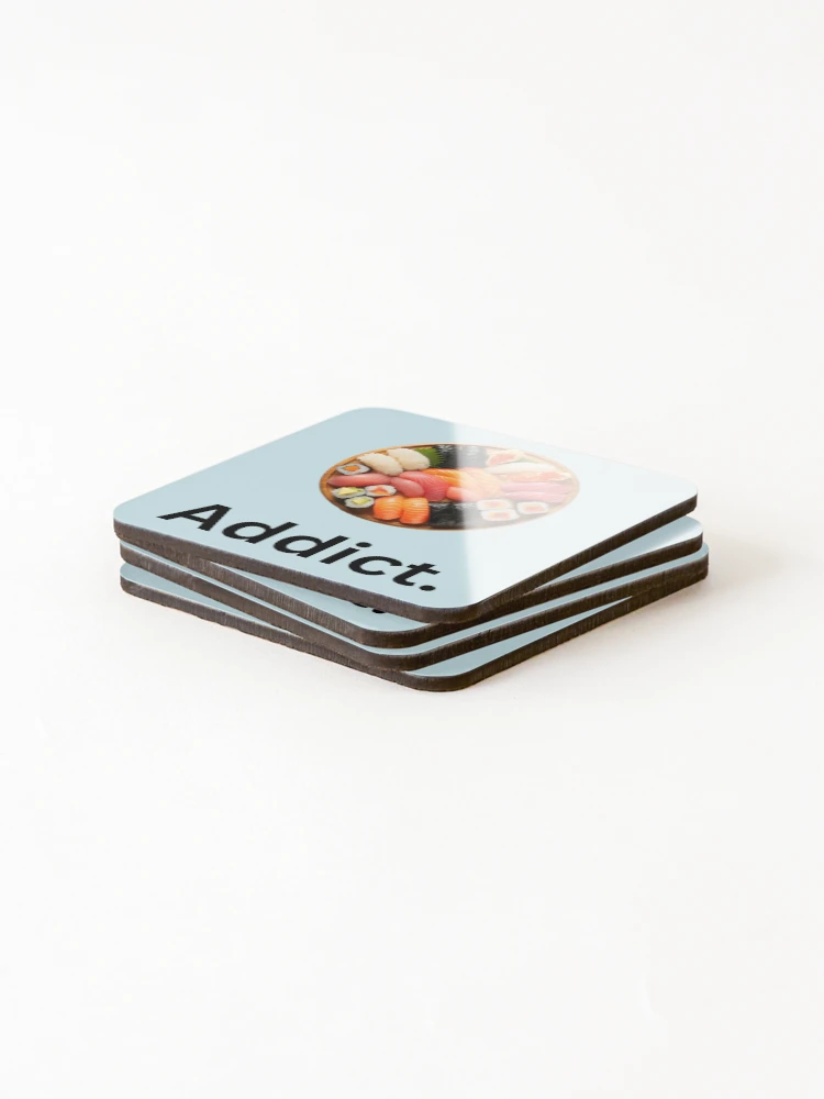 Thumbnail 4 of 5, Coasters (Set of 4), Sushi Addict designed and sold by ReeReeDesigns.