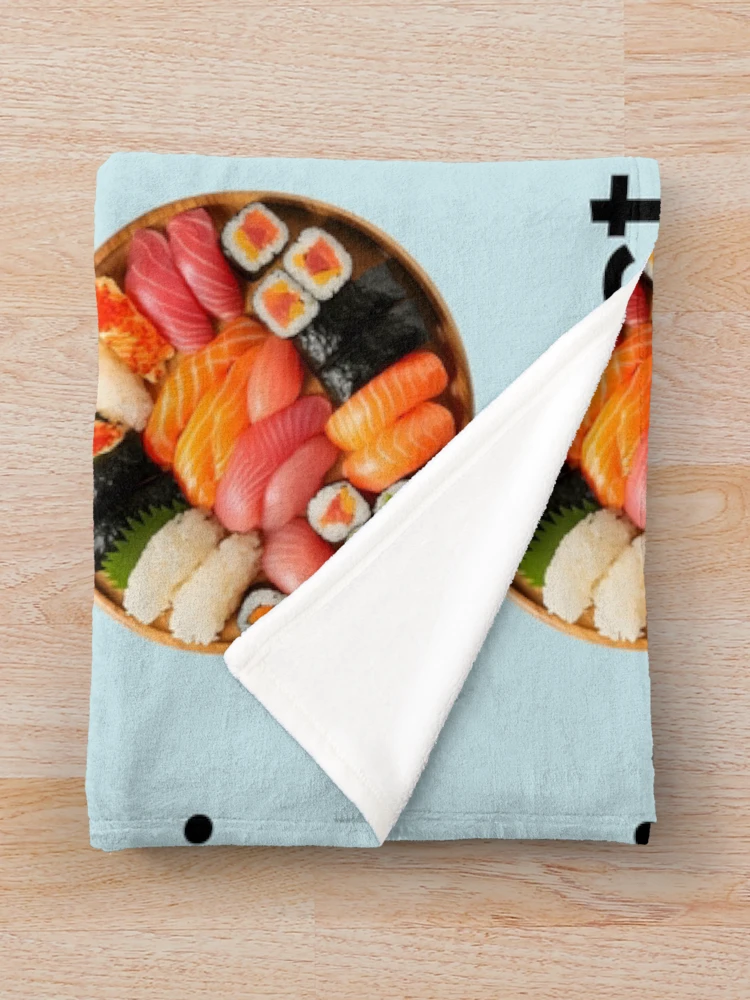 Thumbnail 3 of 6, Throw Blanket, Sushi Addict designed and sold by ReeReeDesigns.