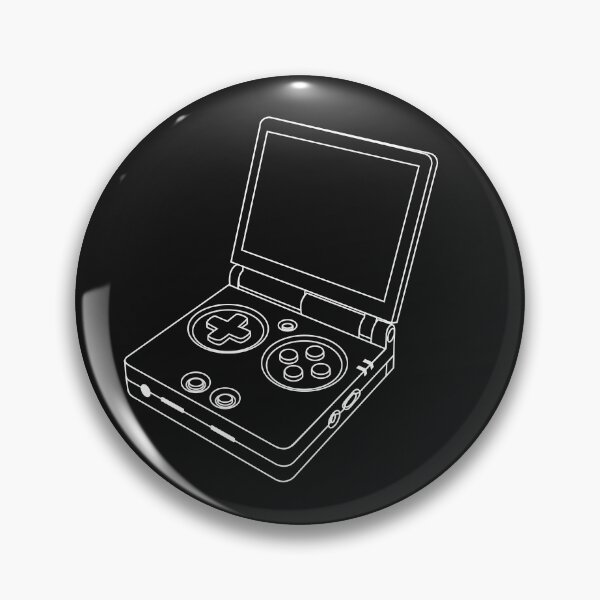 Item preview, RG35XXSP - Retro Game Console - White Outline designed and sold by RetroGDesigns.