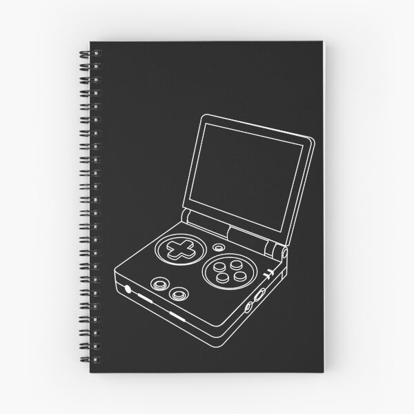 Item preview, RG35XXSP - Retro Game Console - White Outline designed and sold by RetroGDesigns.