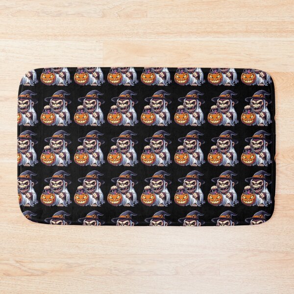 Item preview, Monkey Scary Halloween Ghost Spooky Pumpkin Candy designed and sold by Artistoos.