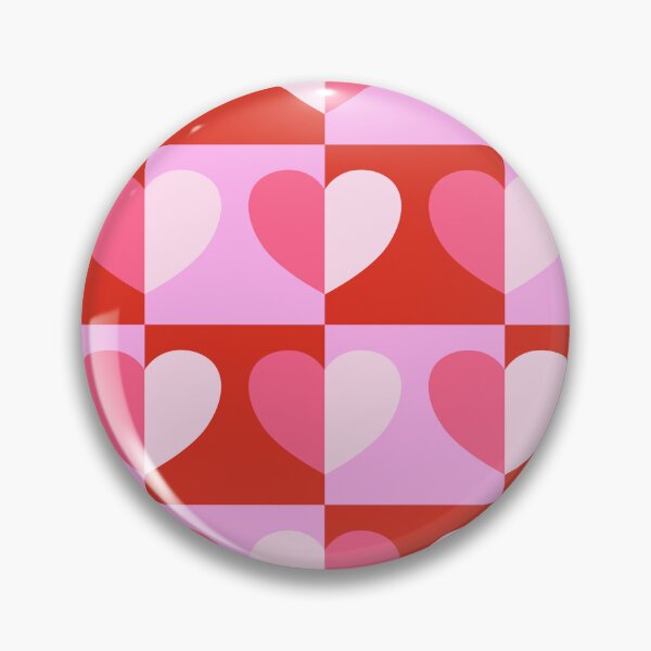Item preview, Candy pink checker hearts chequer board skater style  designed and sold by Inkworthy.