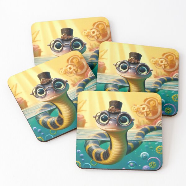 Item preview, Steampunk Banded Water Snake designed and sold by Sillytoe.