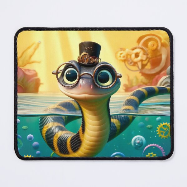 Item preview, Steampunk Banded Water Snake designed and sold by Sillytoe.