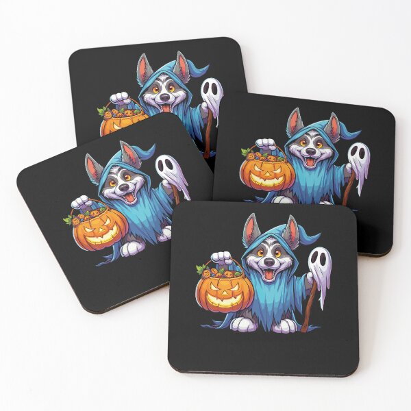 Item preview, Huskey Scary Halloween Ghost Spooky Pumpkin Candy designed and sold by Artistoos.