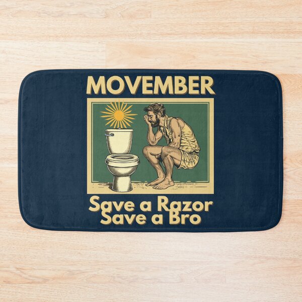 Item preview, Movember Support, Save a Razor Save A Bro designed and sold by NikoDeeko.