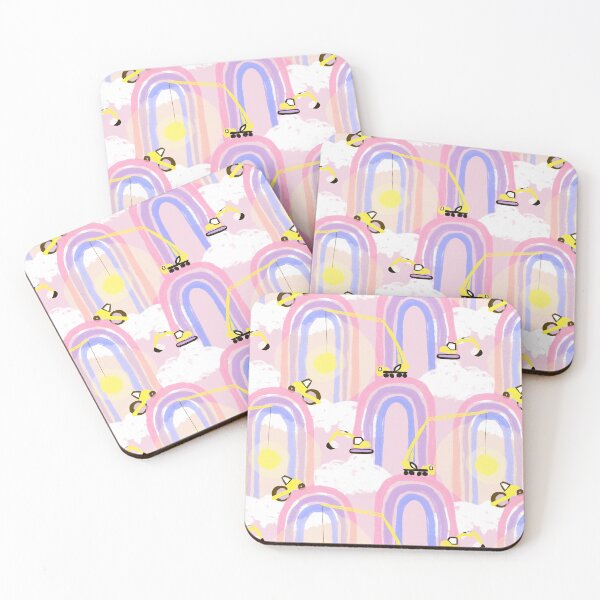 Item preview, Diggers Building Rainbow Roads - Pink designed and sold by lurepeating.