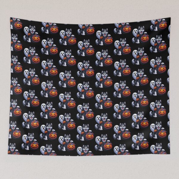 Item preview, Huskey Scary Halloween Ghost Spooky Pumpkin Candy designed and sold by Artistoos.