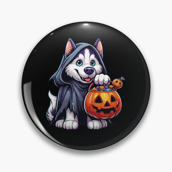 Item preview, Huskey Scary Halloween Ghost Spooky Pumpkin Candy designed and sold by Artistoos.