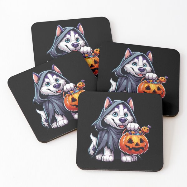 Item preview, Huskey Scary Halloween Ghost Spooky Pumpkin Candy designed and sold by Artistoos.