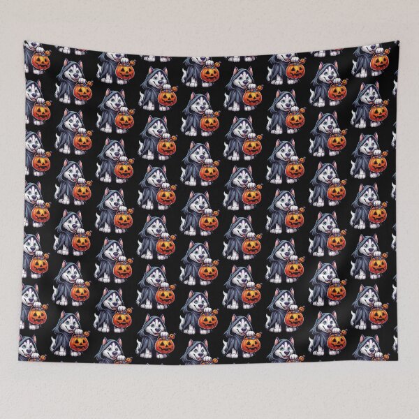 Item preview, Huskey Scary Halloween Ghost Spooky Pumpkin Candy designed and sold by Artistoos.