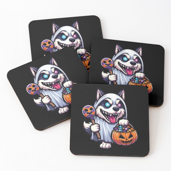 Item preview, Huskey Scary Halloween Ghost Spooky Pumpkin Candy designed and sold by Artistoos.