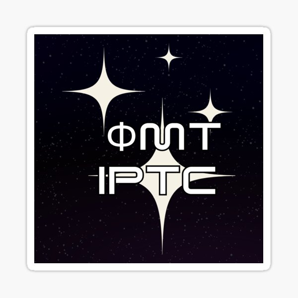 IPTC logo Sticker