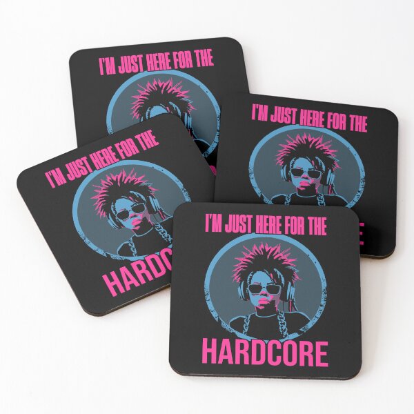 Item preview, Here For The Hardcore - Hard Techno Music Lover designed and sold by Urban-Alien.