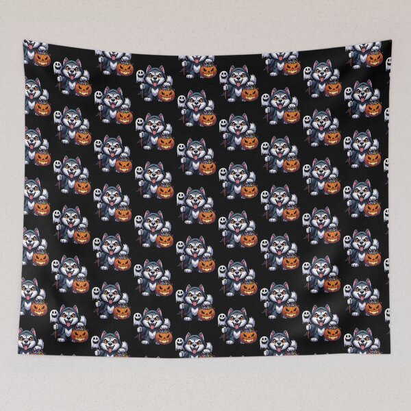 Item preview, Huskey Scary Halloween Ghost Spooky Pumpkin Candy designed and sold by Artistoos.