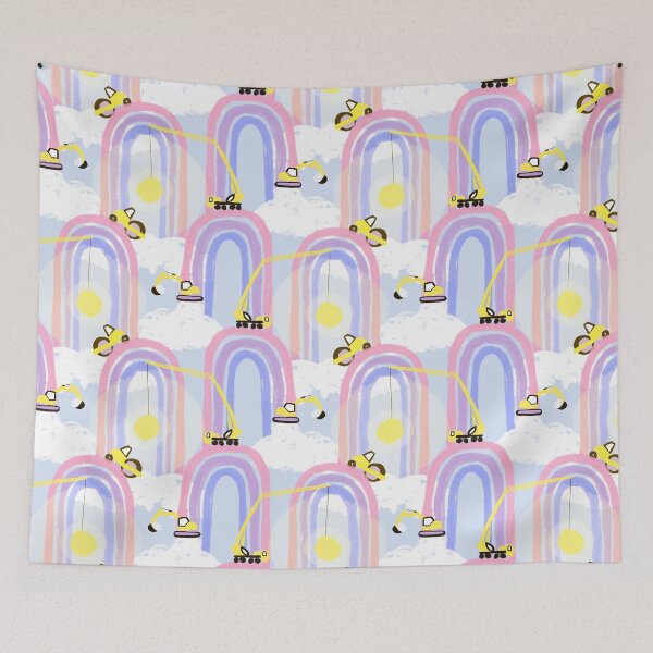 Item preview, Diggers Building Rainbow Roads - Blue designed and sold by lurepeating.