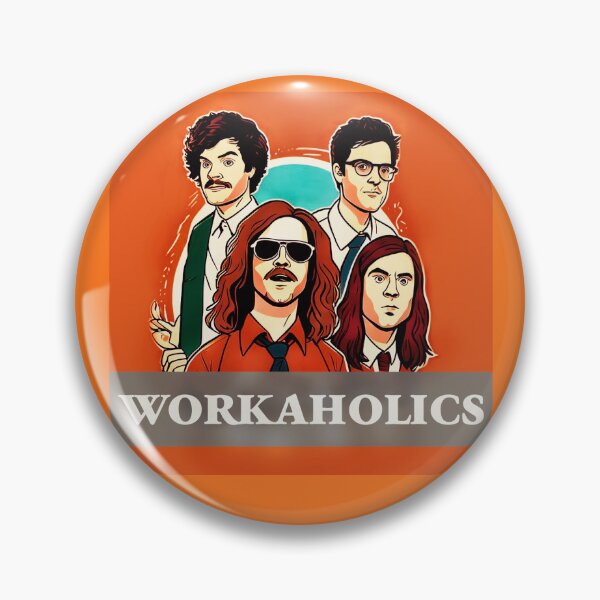 Item preview, Orange and White Workaholics - Art - Gotta Be Fresh designed and sold by NightPrints.