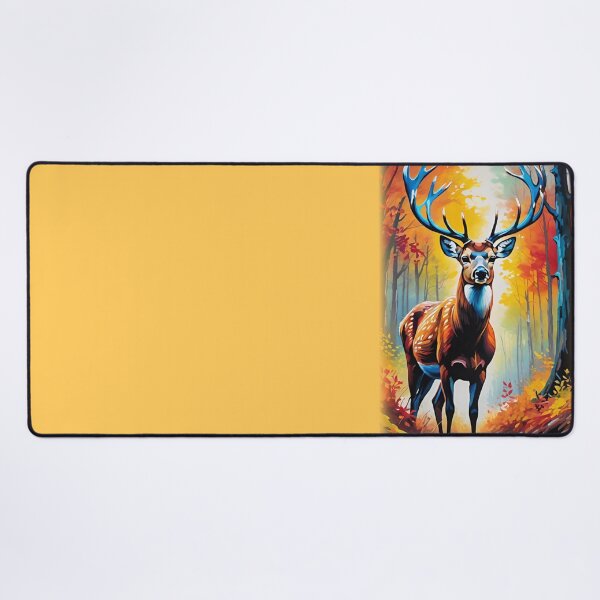 Item preview, Majestic Stag Amidst Autumn Splendor designed and sold by LyssasMindArt.