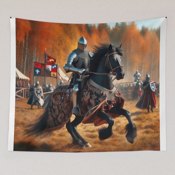 Item preview, Knight at the Festival  7 designed and sold by PamsAIArt.