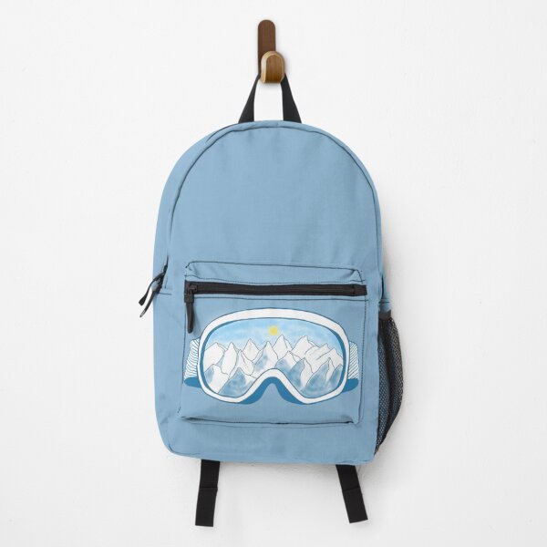 Item preview, Ski Goggles Mountains Reflections Illustration designed and sold by Lily Rose Doodle.