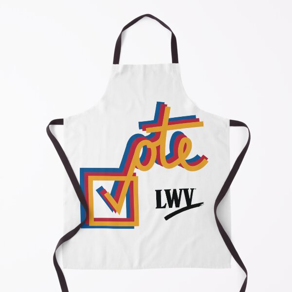 Item preview, VOTE checkmark: yellow, red, blue designed and sold by LWVKC.