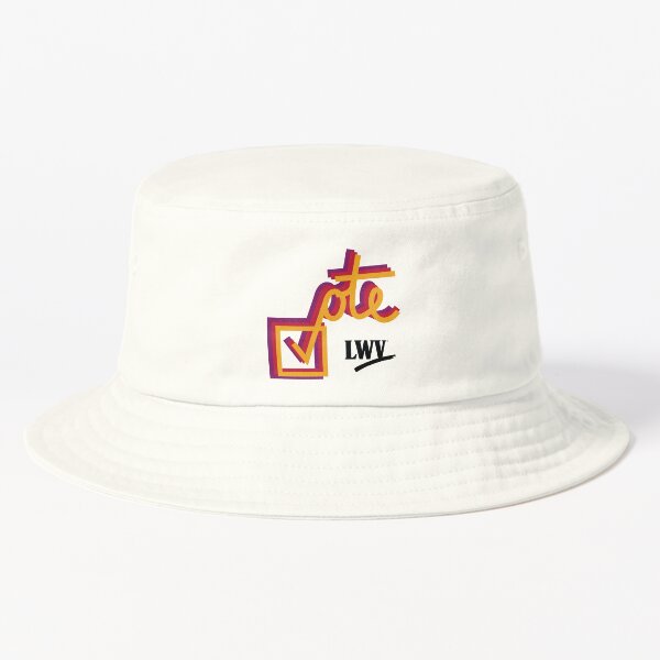 VOTE checkmark: yellow, red, purple Bucket Hat