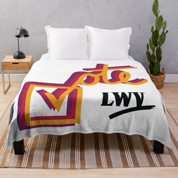Item preview, VOTE checkmark: yellow, red, purple designed and sold by LWVKC.