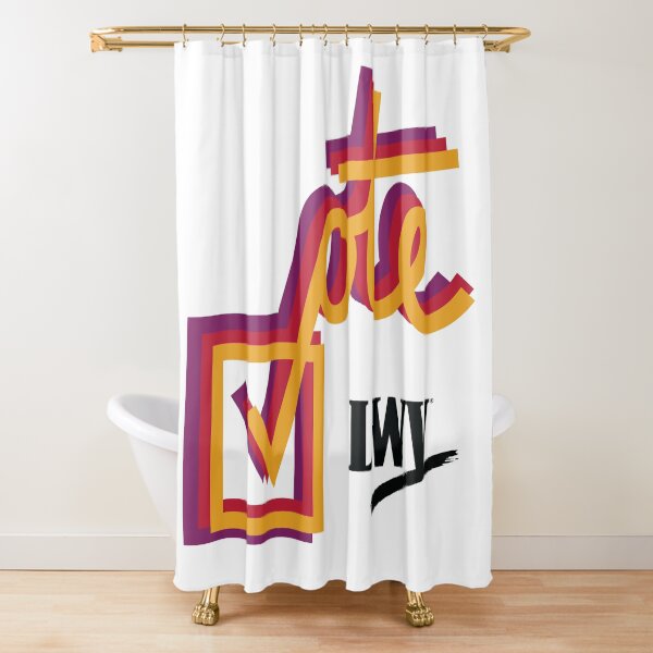 Item preview, VOTE checkmark: yellow, red, purple designed and sold by LWVKC.