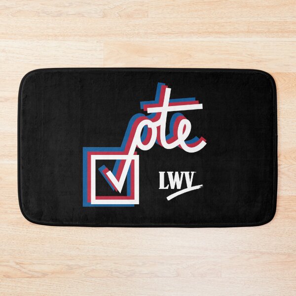 Item preview, VOTE checkmark: red, white, blue designed and sold by LWVKC.
