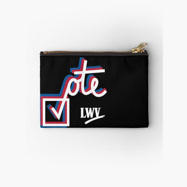 Item preview, VOTE checkmark: red, white, blue designed and sold by LWVKC.