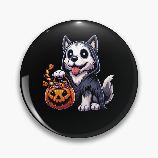 Item preview, Huskey Scary Halloween Ghost Spooky Pumpkin Candy designed and sold by Artistoos.