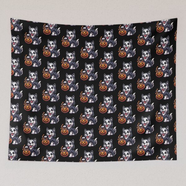 Item preview, Huskey Scary Halloween Ghost Spooky Pumpkin Candy designed and sold by Artistoos.