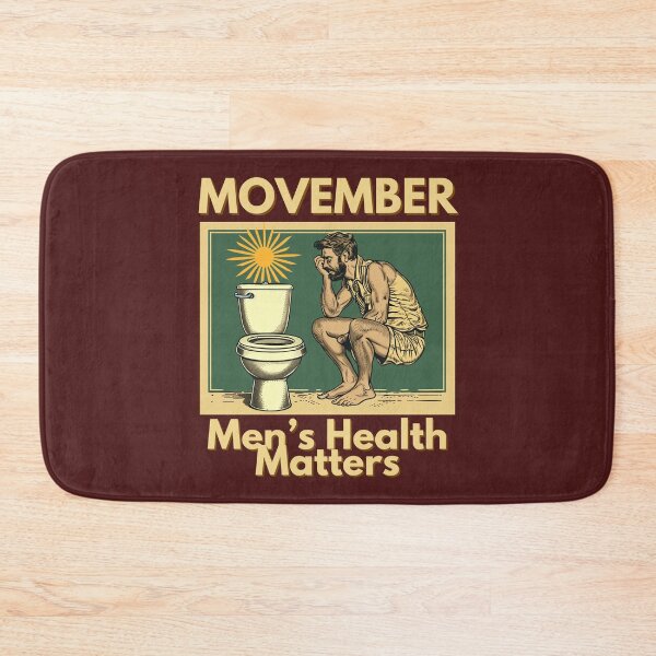 Item preview, Movember Support Men's Health Matters Moustache Raise Awareness designed and sold by NikoDeeko.