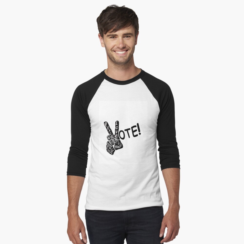 Item preview, Baseball ¾ Sleeve T-Shirt designed and sold by LWVKC.