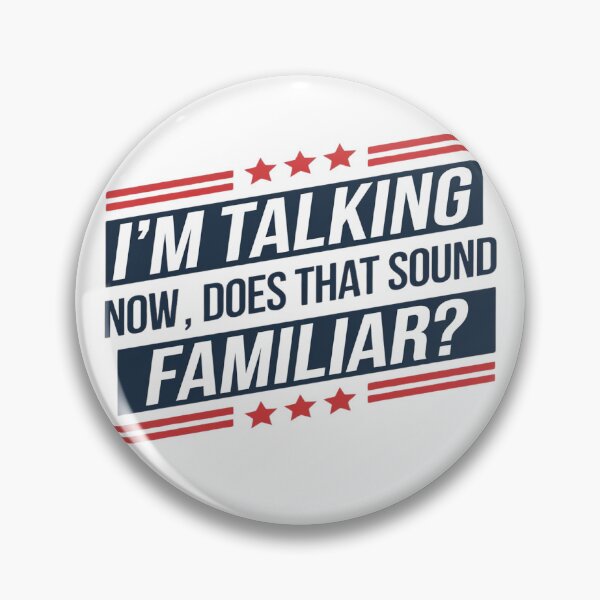 Item preview, I'm talking now, does that sound familiar? designed and sold by Alluka Brand.