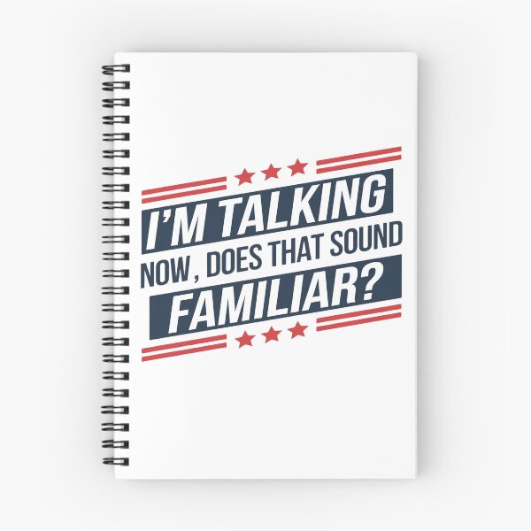 Item preview, I'm talking now, does that sound familiar? designed and sold by Alluka Brand.