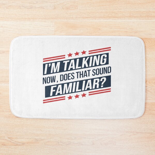 Item preview, I'm talking now, does that sound familiar? designed and sold by Alluka Brand.