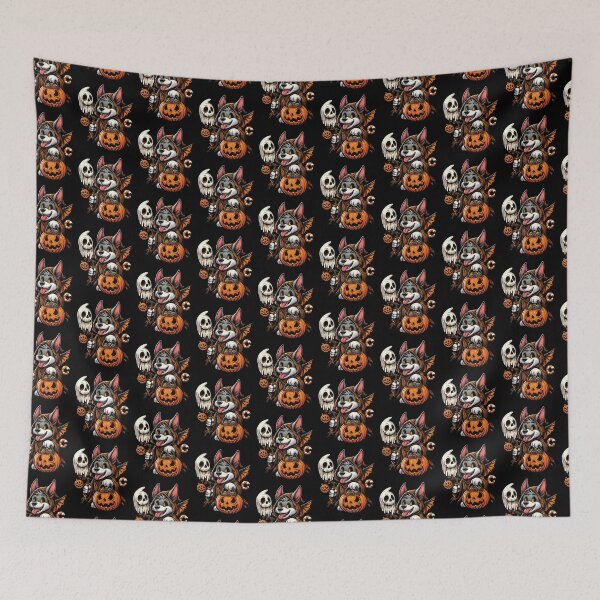 Item preview, Huskey Scary Halloween Ghost Spooky Pumpkin Candy designed and sold by Artistoos.