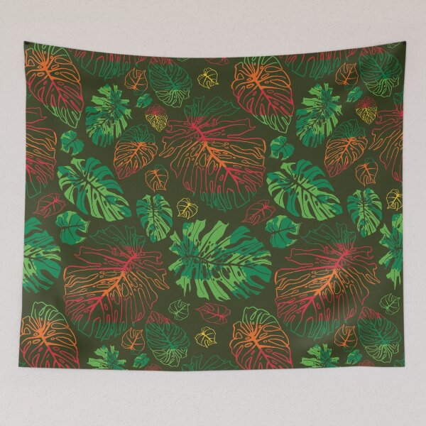 Item preview, Happy Hand Drawn Monstera designed and sold by Vibezgarden.