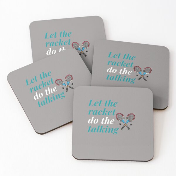 Item preview, Funny  tennis design- Let the racket do the talking. designed and sold by Right-UR.