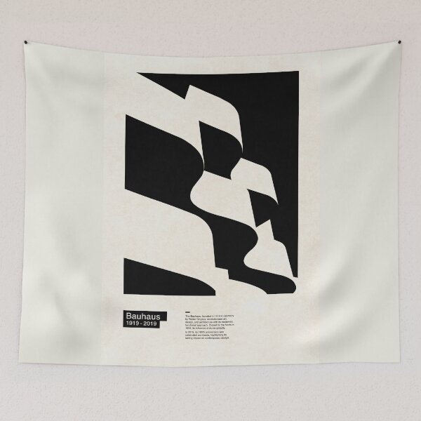Item preview, Bauhaus 1919 Retro Art designed and sold by SurfolioPrints.