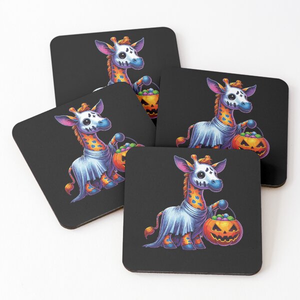 Item preview, Giraffe Scary Halloween Ghost Spooky Pumpkin Candy designed and sold by Artistoos.