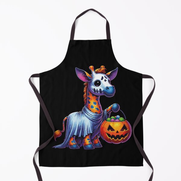 Item preview, Giraffe Scary Halloween Ghost Spooky Pumpkin Candy designed and sold by Artistoos.
