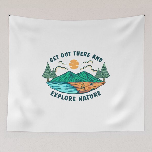 Item preview, Get Out There and Explore Nature  designed and sold by TheCampingHiker.