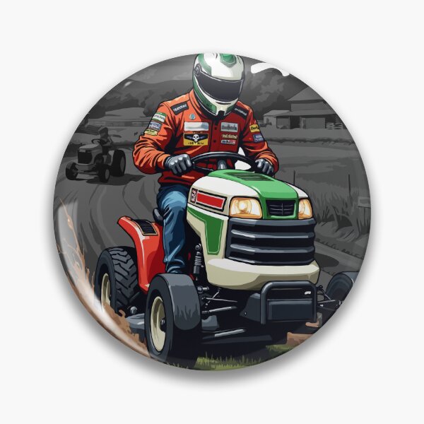 Item preview, Lawnmower Racing - Racing at the Farm - Lawn Mower Racing designed and sold by RaceDayRags.