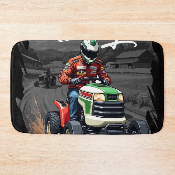 Item preview, Lawnmower Racing - Racing at the Farm - Lawn Mower Racing designed and sold by RaceDayRags.